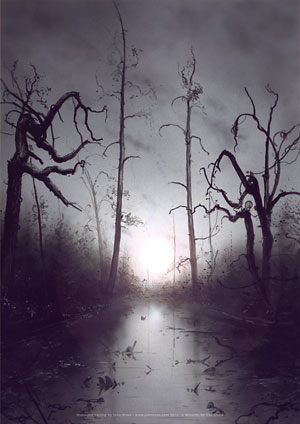 ポスター《沼/Swamp》(Unhinged) by John Avon
