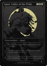 【Foil】《群れの統率者アジャニ/Ajani, Caller of the Pride》(SDCC2013)[M14-P] 白R