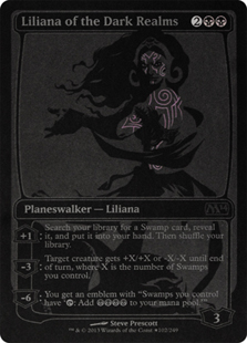 【Foil】《闇の領域のリリアナ/Liliana of the Dark Realms》(SDCC2013)[M14-P] 黒R