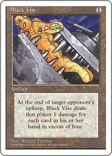 《黒の万力/Black Vise》[4ED] 茶U