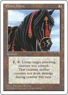 《黒檀の馬/Ebony Horse》[4ED] 茶R