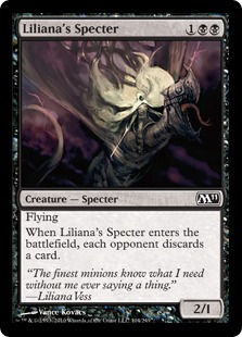 《リリアナの死霊/Liliana's Specter》[M11] 黒C
