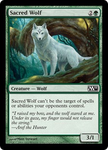 【Foil】《聖なる狼/Sacred Wolf》[M11] 緑C