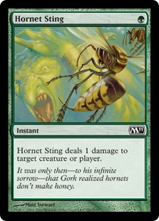 《スズメバチの一刺し/Hornet Sting》[M11] 緑C