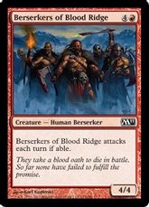 【Foil】《血の峠の狂戦士/Berserkers of Blood Ridge》[M11] 赤C