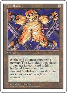 【アルターネイト版】《拷問台/The Rack》[4ED] 茶U