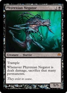 Foil】《ファイレクシアの抹殺者/Phyrexian Negator》[PvC] 黒R | 日本 