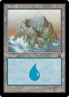 【Foil】(337)《島/Island》[MMQ] 土地