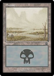 【Foil】(340)《沼/Swamp》[MMQ] 土地