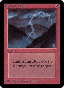 稲妻 Lightning Bolt Lea 赤c 日本最大級 Mtg通販サイト 晴れる屋