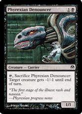 《ファイレクシアの告発者/Phyrexian Denouncer》[PvC] 黒C