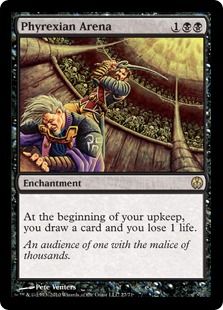 《ファイレクシアの闘技場/Phyrexian Arena》[PvC] 黒R