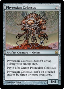 《ファイレクシアの巨像/Phyrexian Colossus》[PvC] 茶R