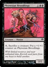 《ファイレクシアの後裔/Phyrexian Broodlings》[PvC] 黒C