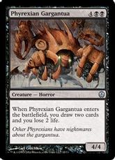 《ファイレクシアのガルガンチュア/Phyrexian Gargantua》[PvC] 黒U