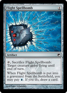 《飛行の呪文爆弾/Flight Spellbomb》[SOM] 茶C