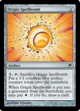 【Foil】《起源の呪文爆弾/Origin Spellbomb》[SOM] 茶C