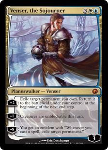 【Foil】《滞留者ヴェンセール/Venser, the Sojourner》[SOM] 金R