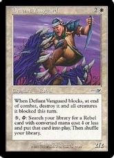 【Foil】《果敢な先兵/Defiant Vanguard》[NEM] 白U