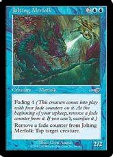 【Foil】《衝撃のマーフォーク/Jolting Merfolk》[NEM] 青U