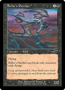 《ベルベイの怪鳥/Belbe's Percher》[NEM] 黒C