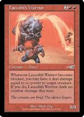 【Foil】《溶岩獣の戦士/Laccolith Warrior》[NEM] 赤U