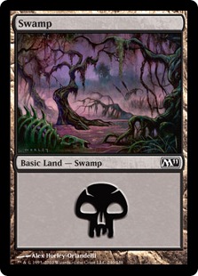 【Foil】(240)《沼/Swamp》[M11] 土地