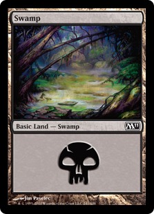 【Foil】(241)《沼/Swamp》[M11] 土地