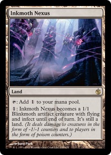 Foil】《墨蛾の生息地/Inkmoth Nexus》[MBS] 土地R | 日本最大級 MTG