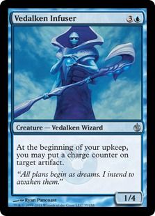 《ヴィダルケンの注入者/Vedalken Infuser》[MBS] 青U