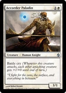 《調和者隊の聖騎士/Accorder Paladin》[MBS] 白U