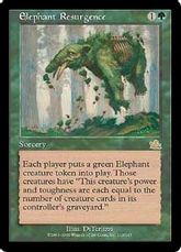 【Foil】《象の復活/Elephant Resurgence》[PCY] 緑R