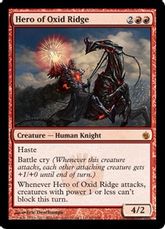 【Foil】《オキシド峠の英雄/Hero of Oxid Ridge》[MBS] 赤R