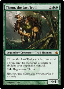《最後のトロール、スラーン/Thrun, the Last Troll》[MBS] 緑R