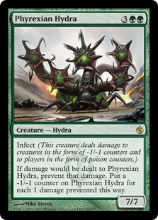 【Foil】《ファイレクシアのハイドラ/Phyrexian Hydra》[MBS] 緑R
