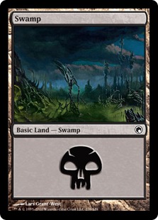 【Foil】(239)《沼/Swamp》[SOM] 土地