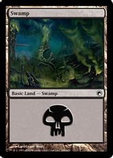 【Foil】(240)《沼/Swamp》[SOM] 土地