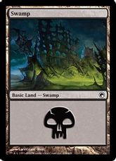 【Foil】(238)《沼/Swamp》[SOM] 土地