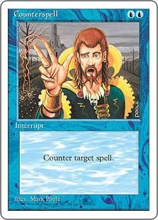 【アルターネイト版】《対抗呪文/Counterspell》[4ED] 青U