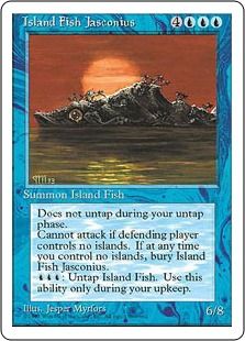 《島魚ジャスコニアス/Island Fish Jasconius》[4ED] 青R