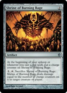 《燃え上がる憤怒の祭殿/Shrine of Burning Rage》[NPH] 茶U