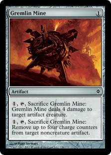 《グレムリン地雷/Gremlin Mine》[NPH] 茶C