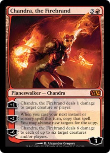 《炬火のチャンドラ/Chandra, the Firebrand》[M12] 赤R