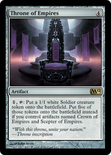 【Foil】《帝国の玉座/Throne of Empires》[M12] 茶R