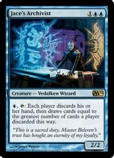 【Foil】《ジェイスの文書管理人/Jace's Archivist》[M12] 青R