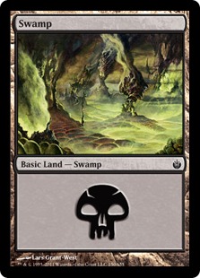 【Foil】(150)《沼/Swamp》[MBS] 土地