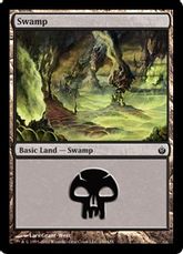 【Foil】(150)《沼/Swamp》[MBS] 土地