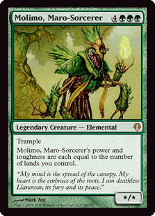 《マローの魔術師モリモ/Molimo, Maro-Sorcerer》[ARC] 緑R
