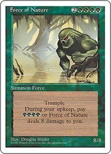 《大地の怒り/Force of Nature》[4ED] 緑R
