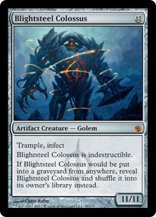 《荒廃鋼の巨像/Blightsteel Colossus》[MBS] 茶R